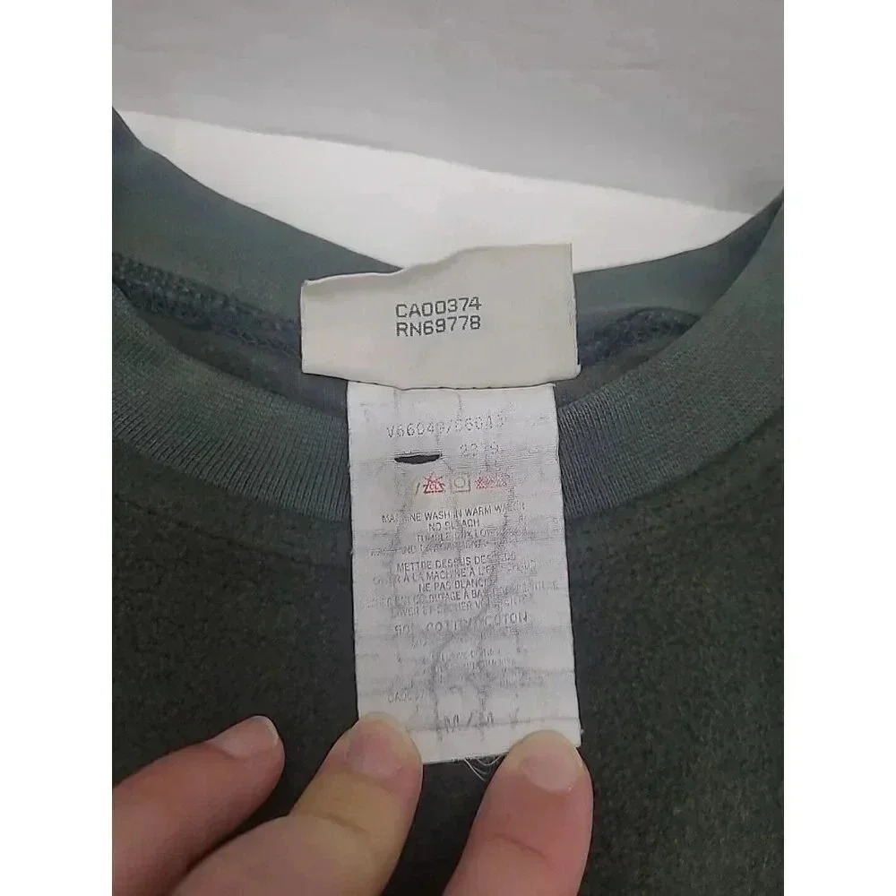 Vintage Northern Reflections Sweatshirt Women's Size Med Embroidered Cabin 90's - Picture 6 of 8